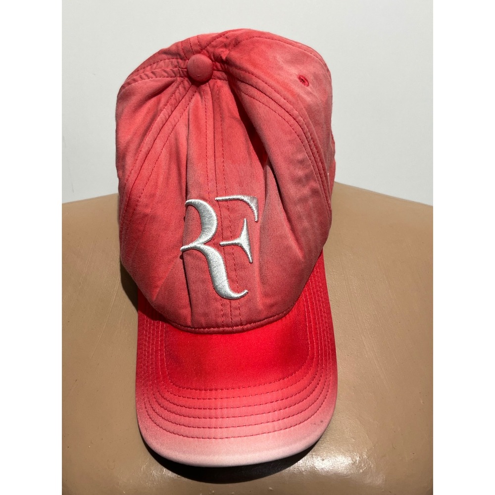 Nike Roger Federer RF Legacy 91 Red Ombre Adjustable Tennis Hat Cap